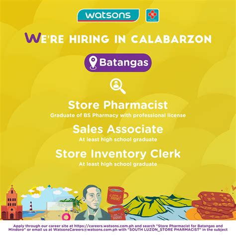 watsons batac|Branches of Watsons in Batangas City, Batangas .